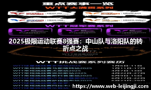 2025极限运动联赛8强赛：中山队与洛阳队的转折点之战